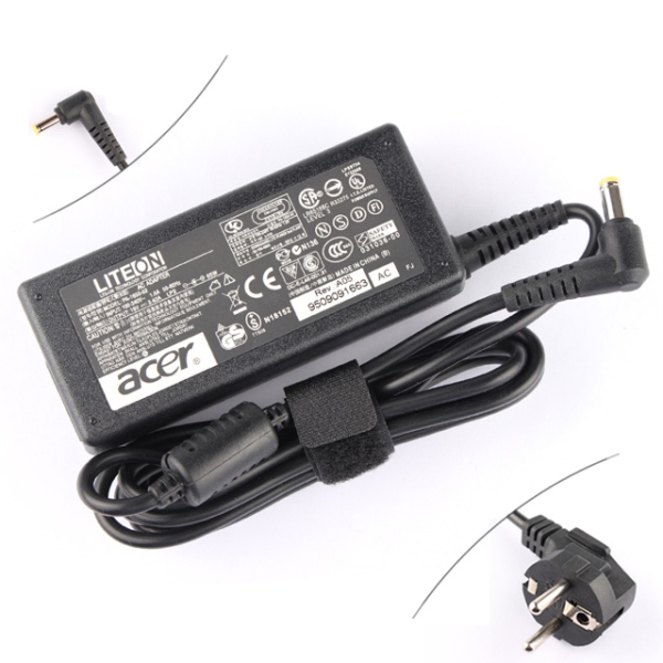 Original 65W Adaptador Cargador para Acer TravelMate P658-MG-74QM