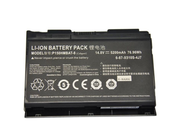 Original 5200mAh Sager NP8275-S NP9150-S Batería