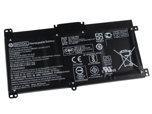 Original 3470mAh 41.7Wh HP Pavilion 14-ba071tx Batería