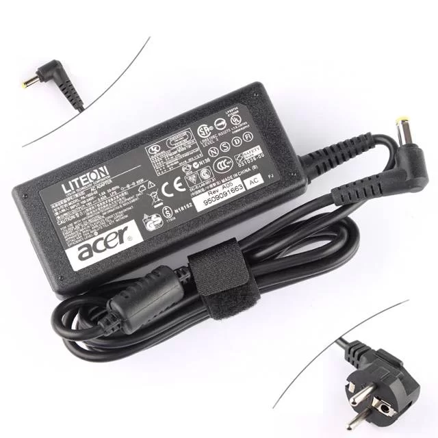 Original 65W Adaptador Cargador para Acer Aspire E5-571P-7256 Original 65W Adaptador Cargador para Acer Aspire E5-571P-7256