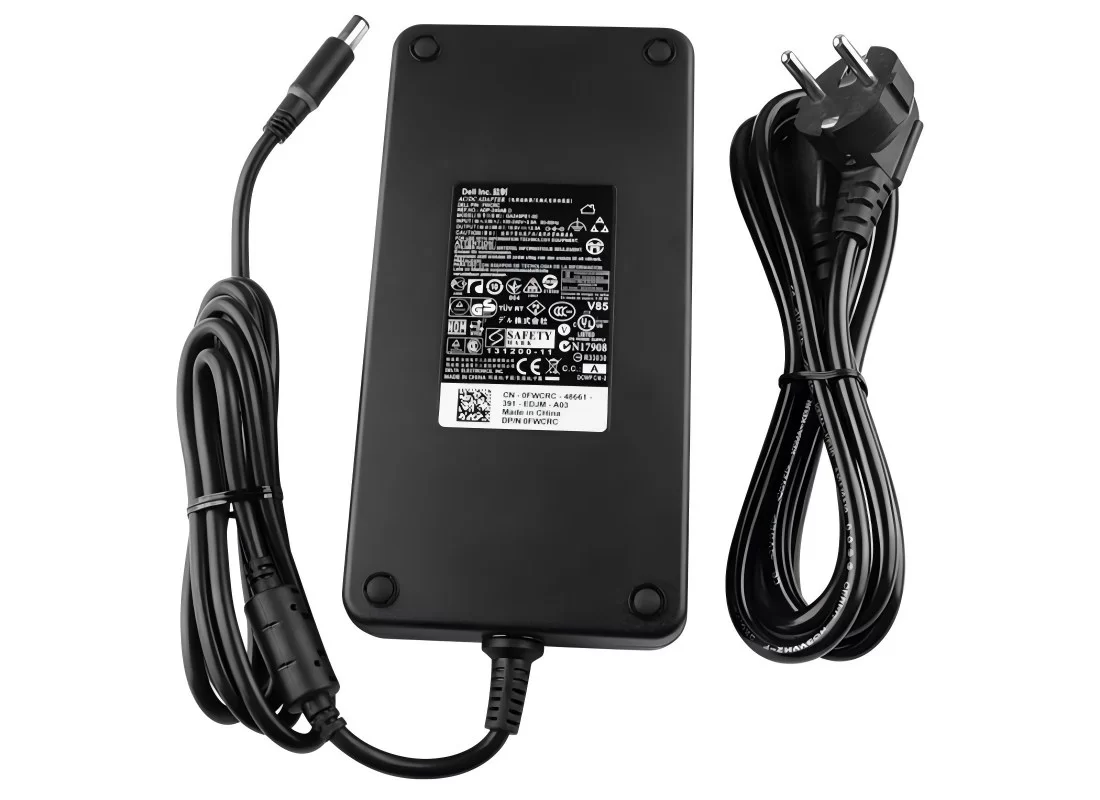 Original 240W Adaptador Dell 330-4128 330-4342 330-7843 331-3179 Cargador + Cable Original 240W Adaptador Dell 330-4128 330-4342 330-7843 331-3179 Cargador + Cable